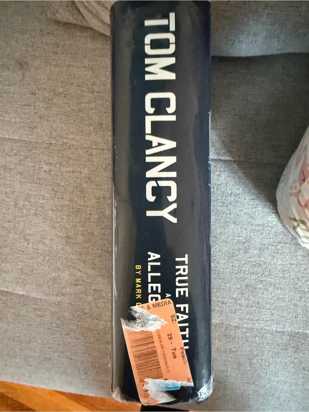 Tom Clancy -True Faith and Allegiance Hardcover - Black/Blue